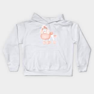 Weird poodles - Ginger dye Kids Hoodie